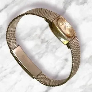 Longines watch with KESTENMADE watch band Vintage Longines 10k Gold Plated Kestenmade Bangle Women  main image 4